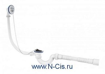 Сифон "Мини Элит " для ванн с гибкой трубой д40/50 Виркэн 30980653 30 в Будённовске